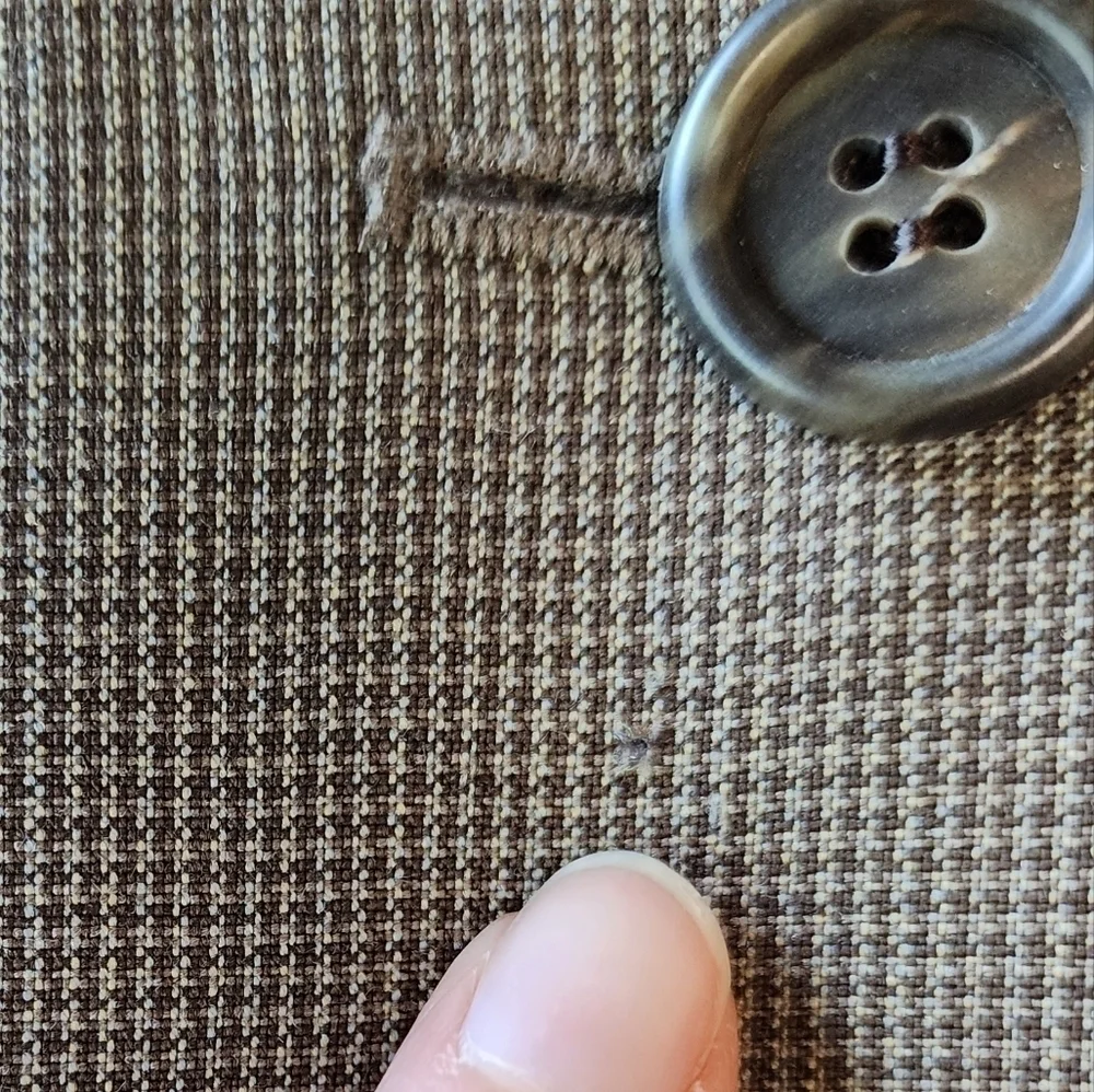 Pierre Balmain Double Breasted Wool Blazer 44S